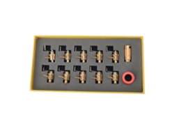 Juego de 12 piezas para enrollar el muelle real y reparar relojes - Acero inoxidable