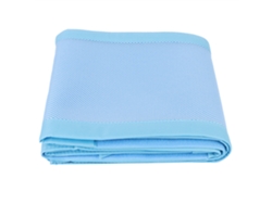 Protector De Seguridad Ajustable De Malla Transpirable Para Cuna De Bebé, Color Azul.