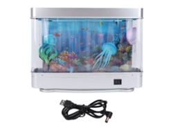 2026-lámpara De Acuario Falso Con Peces Móviles Led Luz Blanca Usb 5v Para Escritorio Dormitorio