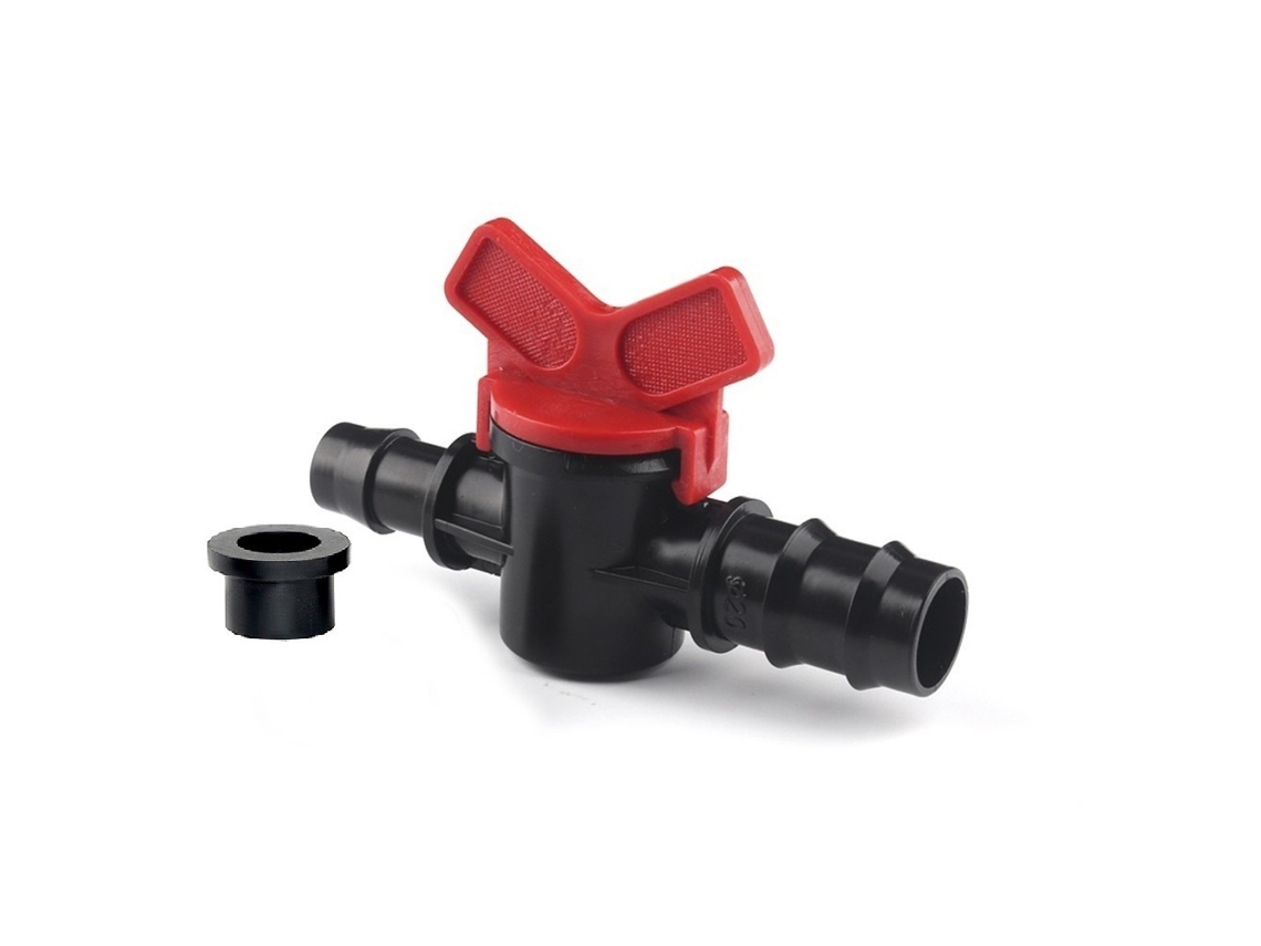 Válvula de derivación tubo de riego por goteo de 16mm con anillo de goma Oferta exclusiva