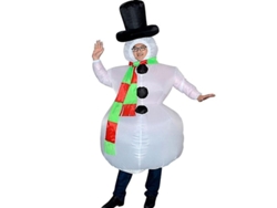 2026-disfraz Hinchable De Muñeco De Nieve Para Adultos Navidad Halloween Fiesta 2023
