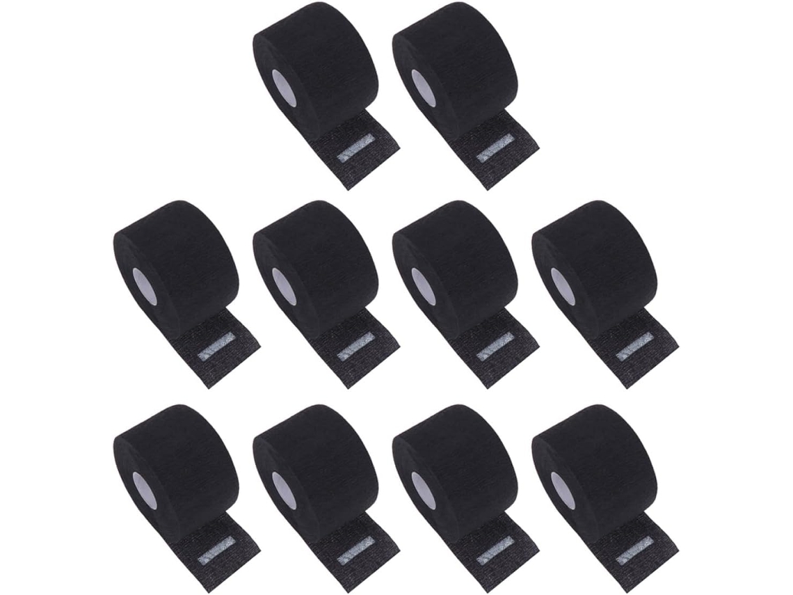 Bandes De Papier Jetables Para Cuello De Barbier Noires Extensibles Y Résistantes Lot De 10 Pièces ...