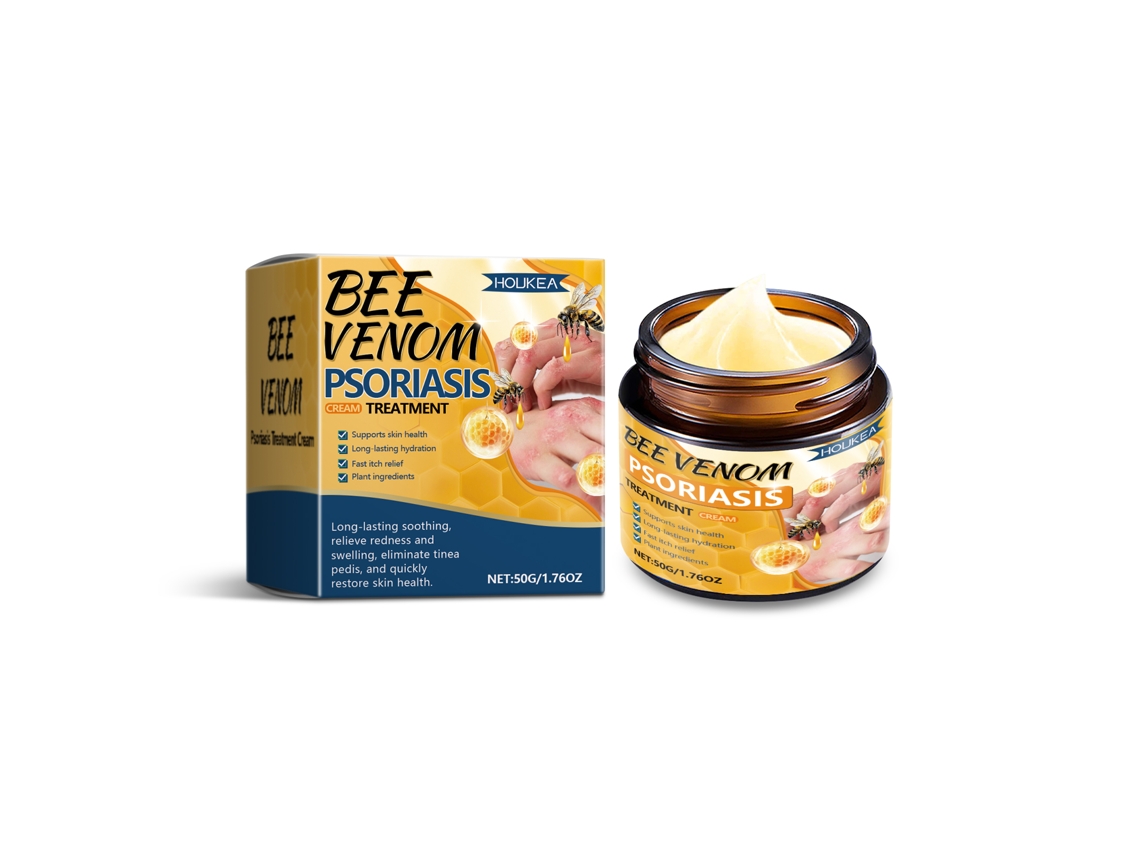 Crema para el cuidado de la piel con veneno de abeja
