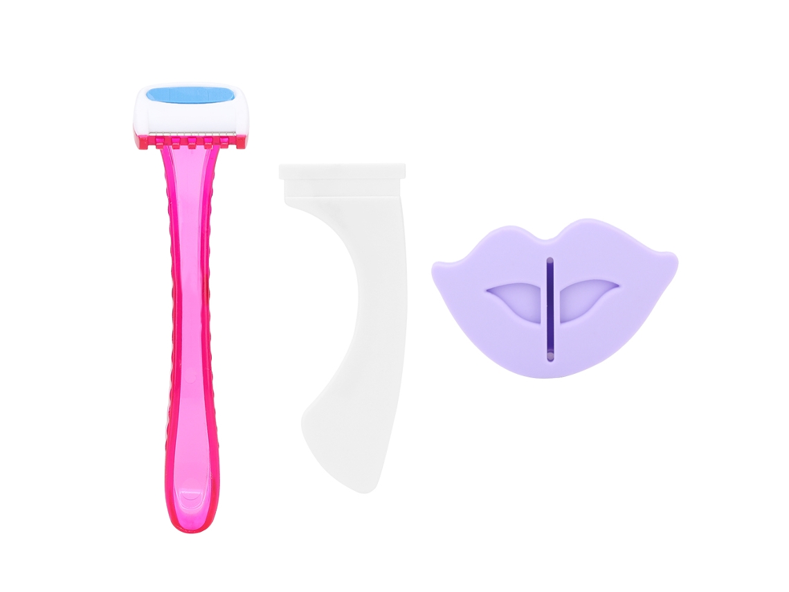 2026 modelo de Barbear Intimo para Biquíni com Lâmina de Depilação Privada Beauty Lip