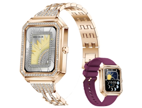Reloj inteligente para mujer, reloj inteligente deportivo, Monitor de pista, llamada Bluetooth, reloj de marca para mujer para regalo VEANXIN