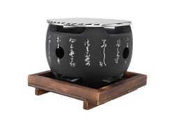 Parrilla portátil japonesa de carbón redonda estilo mini