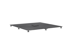 Base para sombrilla de acero gris oscuro MAISON EXCLUSIVE 100x100x4 cm