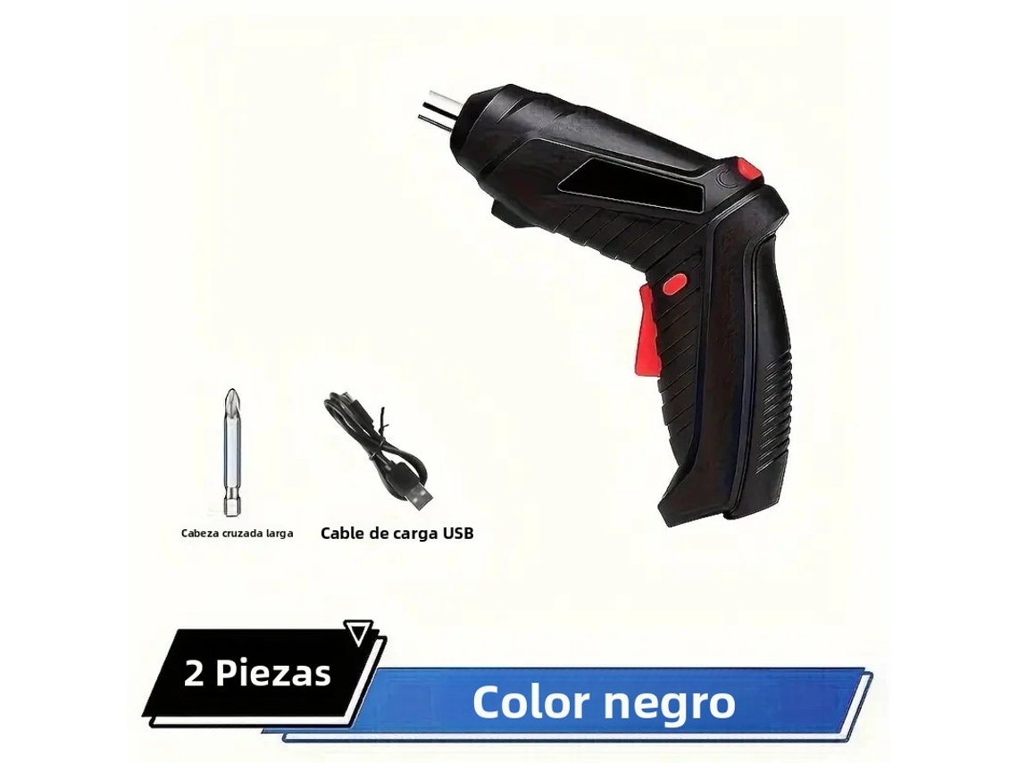 (juego De 2 Piezas) Juego De Destornilladores Eléctricos Inalámbricos De 3,6 V, Equipado Con Batería De Litio De 1800 Mah
