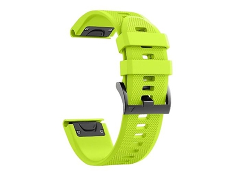 Correa Smartwatch Para Garmin Fenix 7S 20Mm Correa De Reloj De Silicona Verde VENISYMLIS