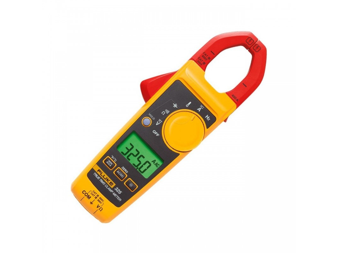 Pinza amperimétrica de 400 A CA/CC con valor real y sonda de temperatura Fluke 325