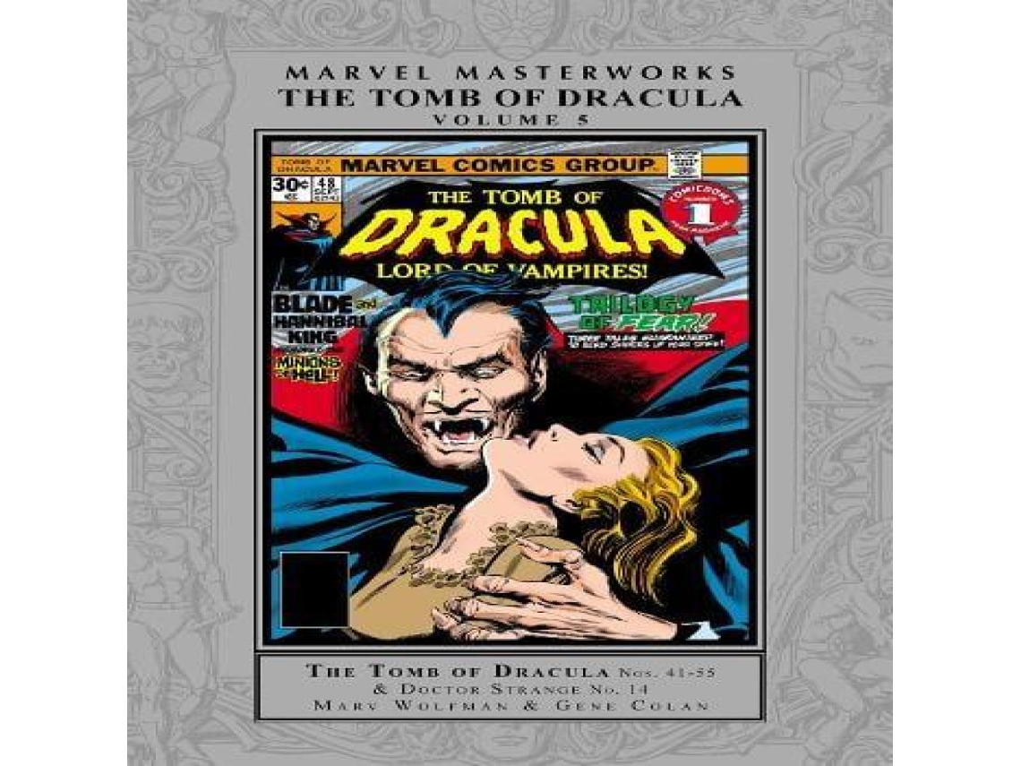 Libro Marvel Masterworks The Tomb of Dracula Vol. 5 de Steve Englehart (Inglés)