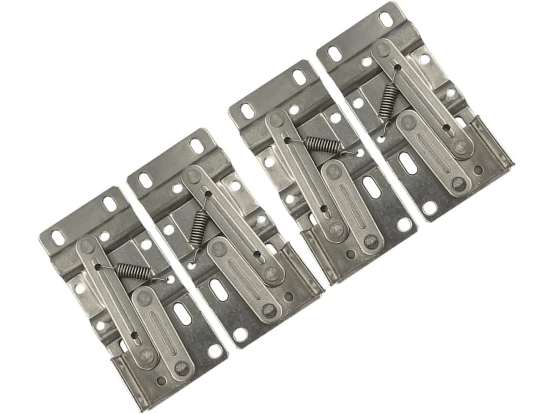 Kit De Bisagras De Resorte De 4 Piezas Para Muebles Basculantes Y Giratorios