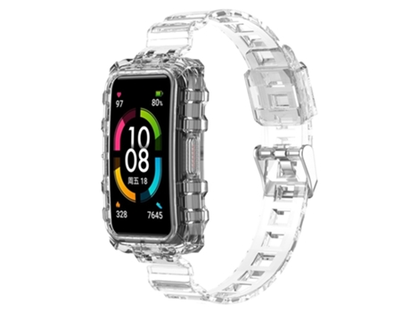 Correa TPU + PU para Huawei Band 7/Band 6/Honor Band 6 - translúcido