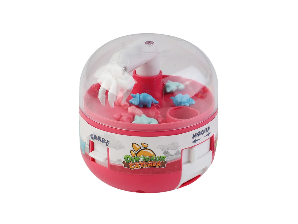 Mini Máquina De Garras De Dinosaurio Para Niños, Roja, Juego Para Aliviar El Estrés