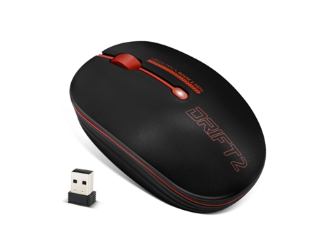 Ratón ADVANCE Drift 2 Ambidextro RF inalámbrico 1600 DPI