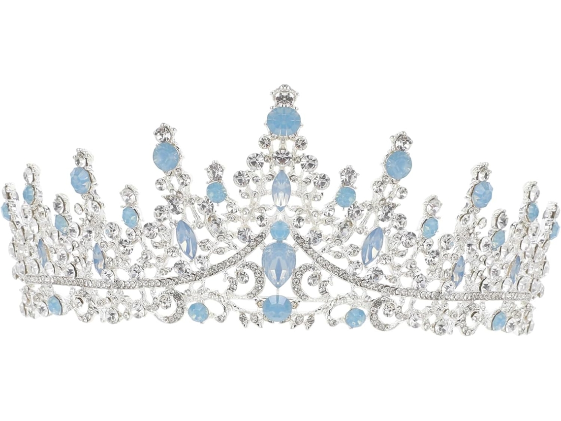 Corona Para Mujer, Tocado Nupcial Brillante, Diadema Decorativa