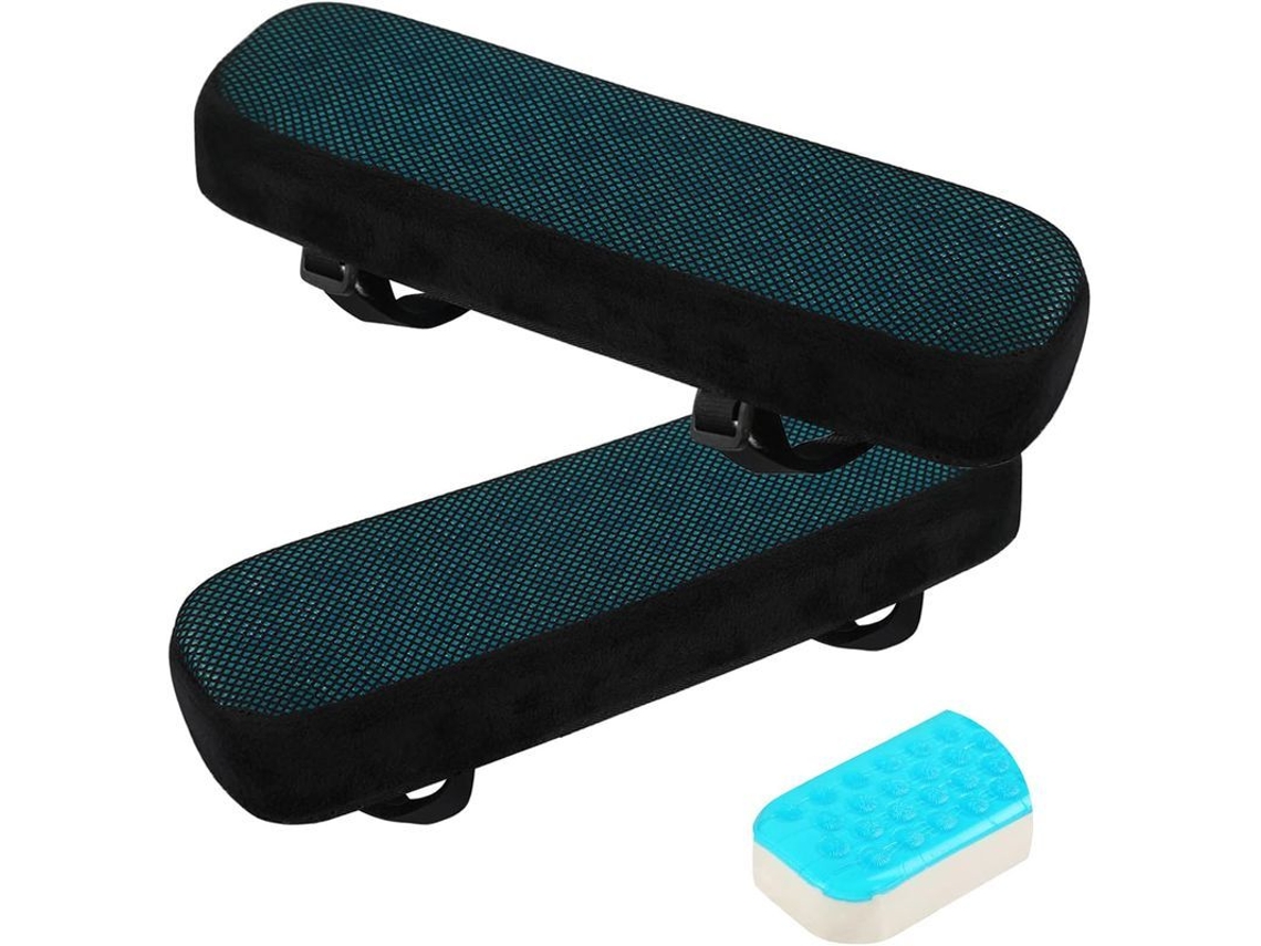 2026-cubiertas Para Reposabrazos De Silla Con Espuma De Memoria, 2 Piezas Para Oficina Y Juegos, Confort Y Alivio Del Dolor