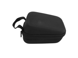 Estuche De Almacenamiento Portátil Para Viajes Con Cubierta Rígida De Nailon Eva Y Asa Negra.