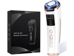 Máquina facial HIFU 3 en 1: eliminación de arrugas, ultrasonido RF EMS, rejuvenecimiento de la piel, antienvejecimiento (blanco) CHRONUS