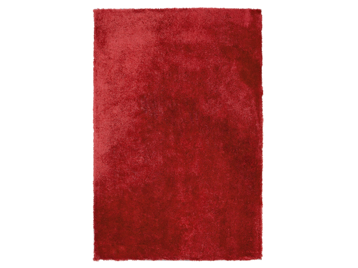 Alfombra BELIANI Evren de Poliéster Rojo 140x200