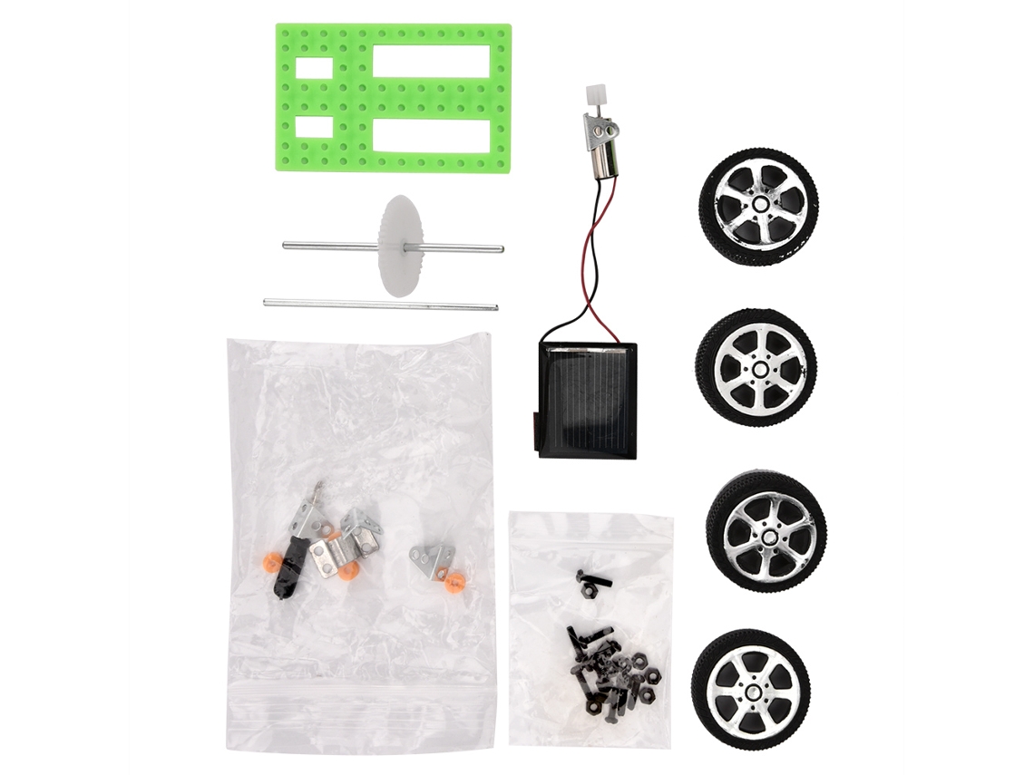 Ats-modelo De Coche Solar Mini Niños Juguete Diy De Ensamblaje Científico Educativo Solar Car