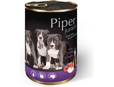 Alimento para Perros PIPER Junior Ternera Y Manzana (Cantidad: 400g)