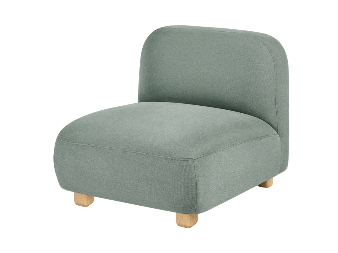 Módulo De Cadeira Beliani Amli De Tecido Verde 80x87x75