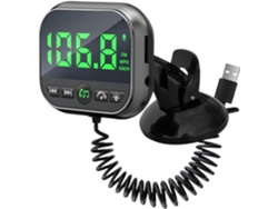 Adaptador Fm Para Conector De Coche Pequeño Con Pantalla Led Y Sensor De Velocidad