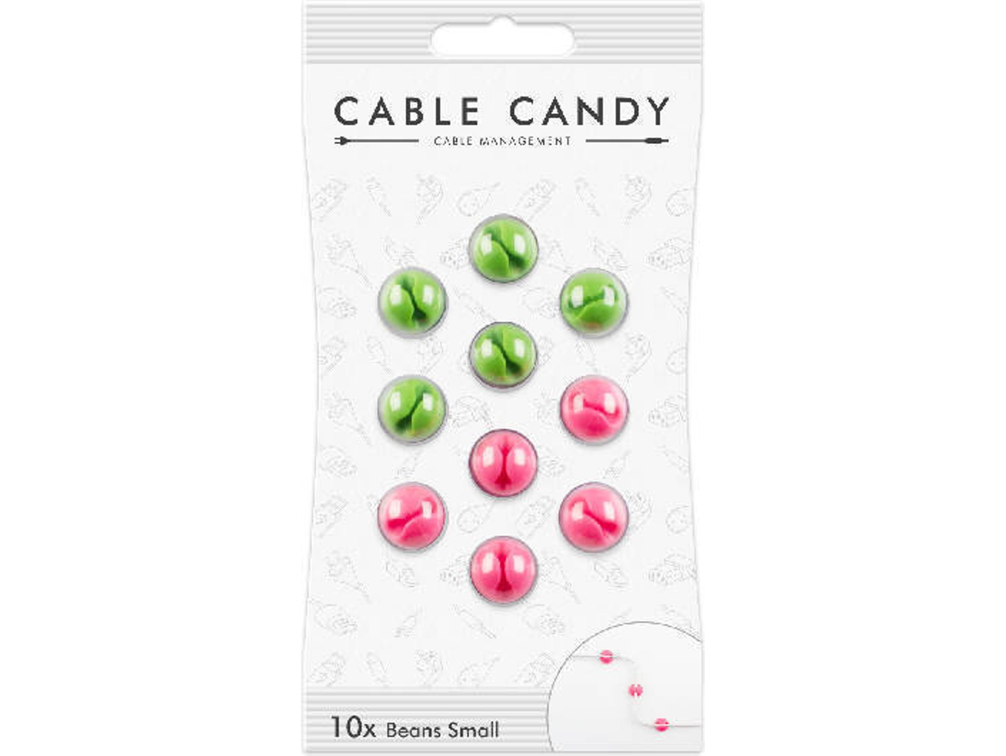 Organizador de Cables CABLE CANDY (Verde)