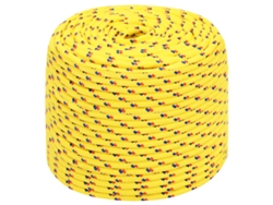 Cuerda De Barco Polipropileno Amarillo 6 Mm 100 M