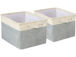 Cestas De Almacenamiento Grandes, Contenedor De Lona Para Decoración Del Hogar, Organizadores Multiusos Fáciles De Limpiar, Cestas De Almacenamiento P