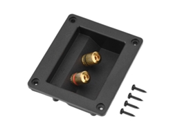 Componentes Acústicos Para Altavoces Hifi: Caja De Conectores De Cable Con Terminales De Cobre De 2 Pines