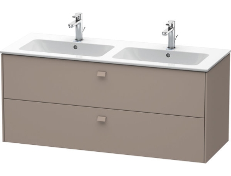 Mueble alto de pared DURAVIT Brioso 129,0 x 47,9 cm con 2 cajones incl. hueco para sifón y delantal para lavabo ME by Starck 233613