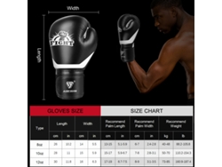 Guantes De Boxeo, Muay Thai Y Kickboxing Para Entrenamiento Con Saco De Boxeo - Cuero Genuino, Duraderos, Protección Adicional