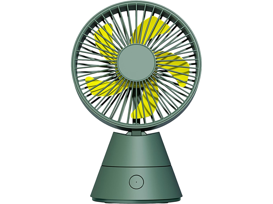 Ventiladores de escritorio pequeños y silenciosos con 3 velocidades, amplio ángulo de visión y ajustables, ideales para climas cálidos. Gokoco
