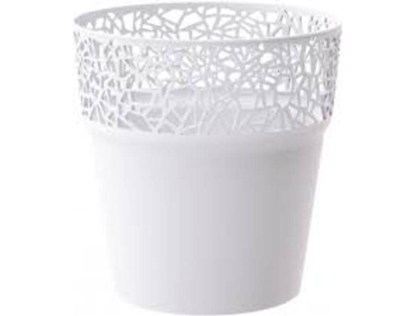 Maceta PROSPERPLAST Tree (Blanco - 14.5 x 14.8 cm)