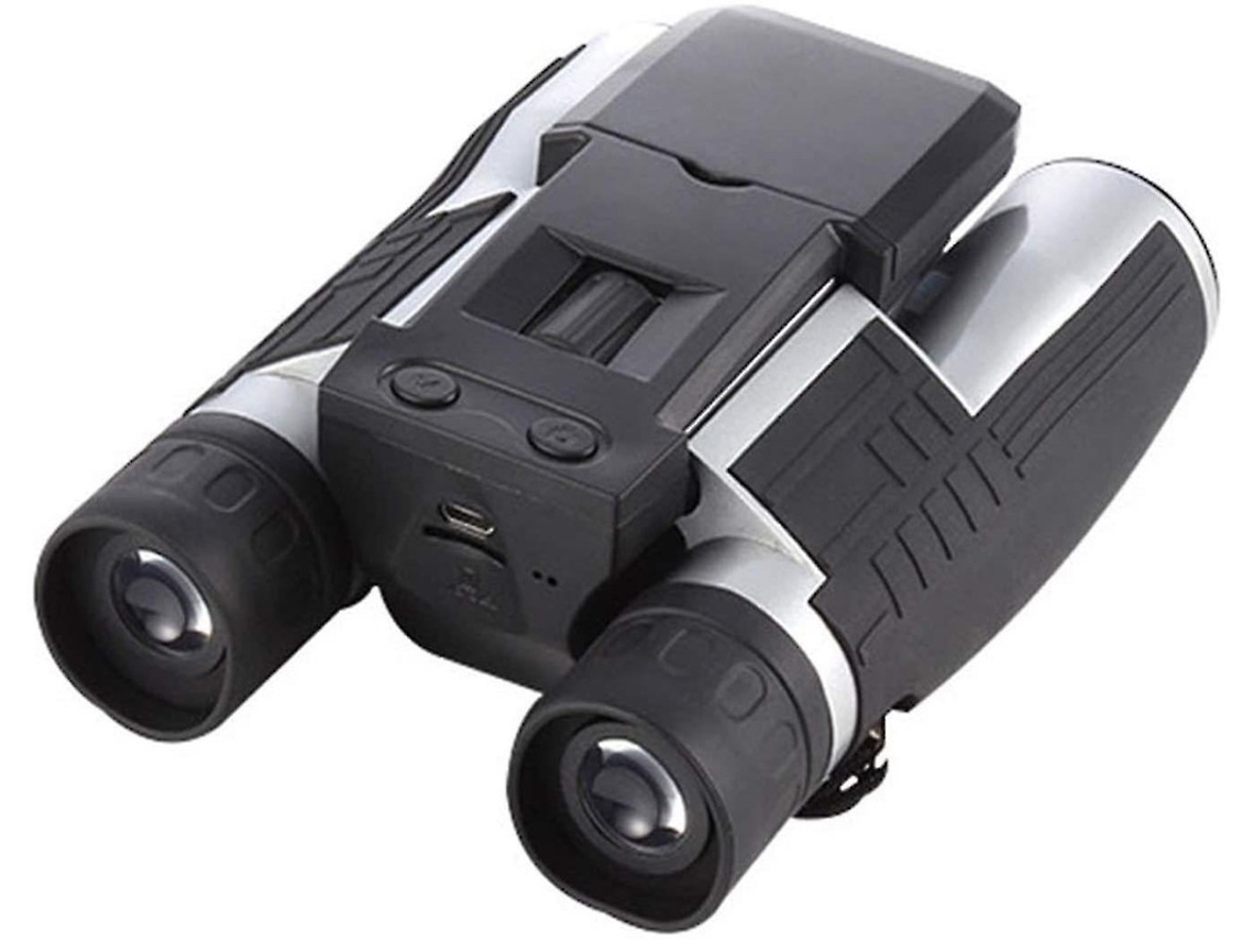Binoculares digitales 12x32 con cámara, video, fotos, LCD, para observar aves, deportes al aire libre, color negro.