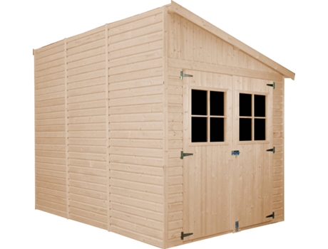 Caseta de Jardín de Madera TIMBELA M339A + M339G con Piso (6 M² - 245 x 318 x 218 cm)