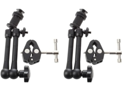 2 X 11 Pulgadas Brazo Mágico Con Articulación De Fricción Super Clamp Crab Grip Para Dslr
