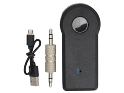 Adaptador De Audio Inalámbrico Bluetooth Portátil Para Coche Con Receptor De Audio De 3,5 Mm Aux Para Teléfono.