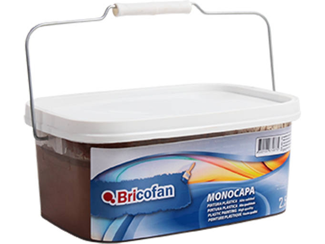 Pintura Plástica Monocapa COFAN Marrón Chocolate (2.5 L)