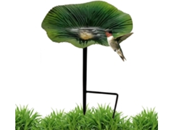 Bebedero Para Pájaros, Comedero Con Forma De Flor Y Decoración De Jardín, Estación De Baño Para Pájaros Al Aire Libre