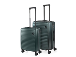 Juego De Maletas Rígidas Abs Jaslen Padua Verde (43x65x27 Cm - 68l)