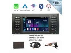 Radio Estéreo De Coche Szsmart Para Bmw Serie 5 E39 X5 M5 E53, Pantalla Táctil 4-core 4gb+64gb, Carplay Y Android Auto Inalámbrico, Navegador Gps, Dsp