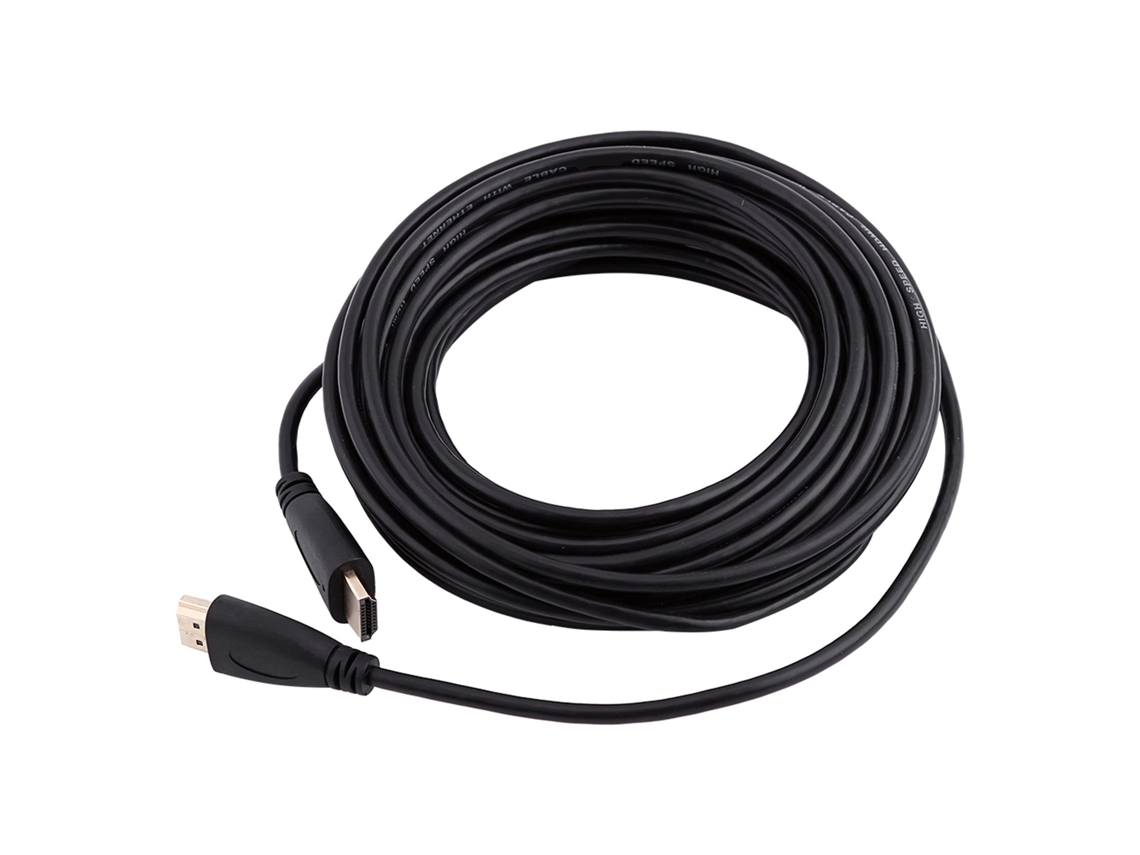 Cable HDMI macho a macho de 10 m (30 pies), versión 1.4, conectores chapados en oro, 1080p, para LCD, DVD y HDTV.