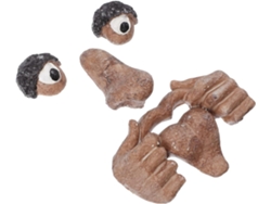 Adorno De Pascua Con Forma De Cara, Decoración Creativa Para Jardín Al Aire Libre.