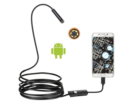 Endoscopio SLOWMOOSE HD Con Cable USB para Navegación Android (1,5 M - 8 Mm - 720 P)