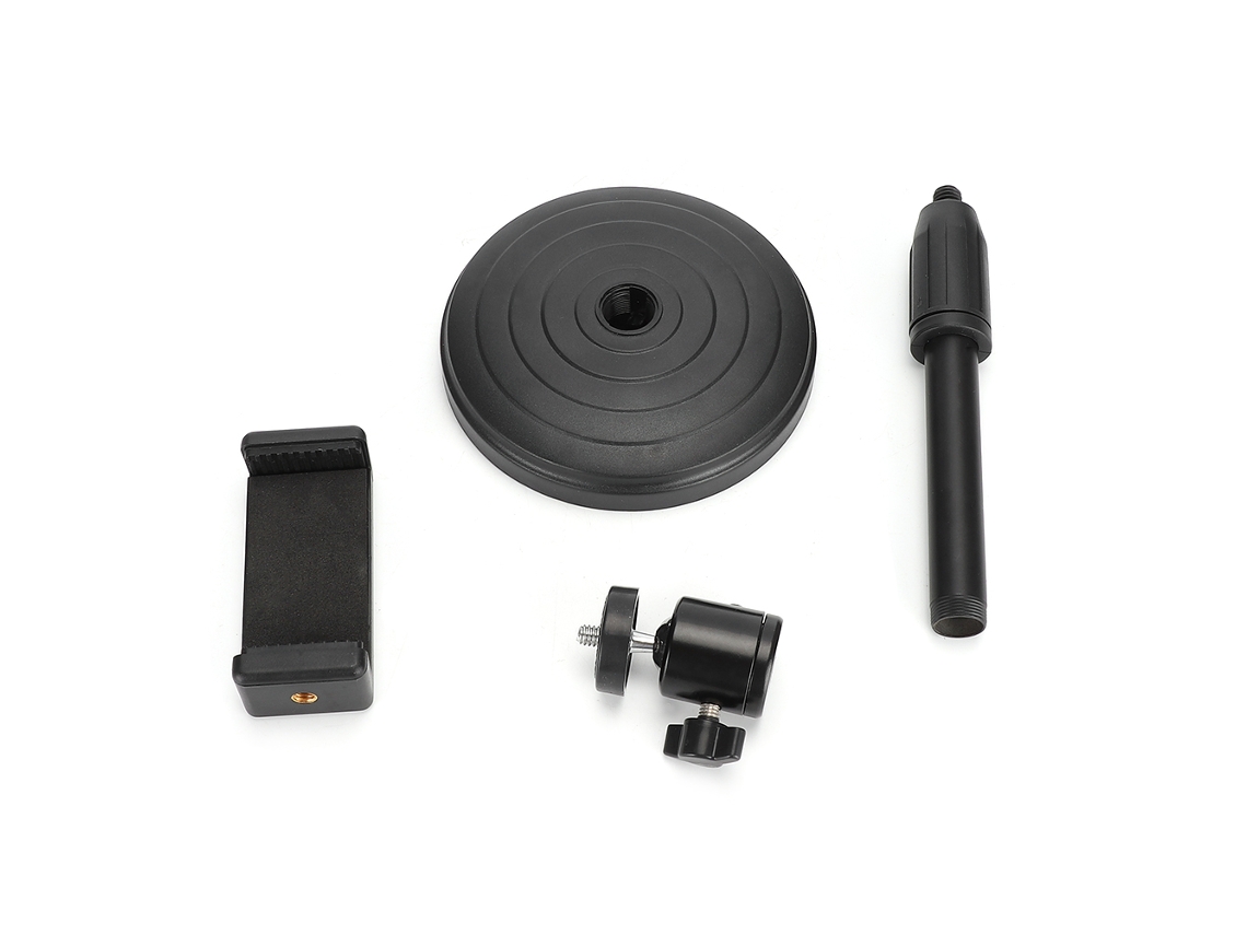 Soporte De Disco De Elevación De Escritorio Para Transmisión En Directo, Ajustable En Altura Y Compatible Con Múltiples Dispositivos