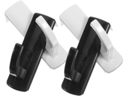 Soporte Autoadhesivo Para Casco De 8 Piezas, Blanco Y Negro, Almacenamiento Conveniente Para