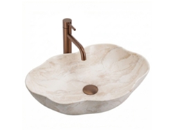 Lavabo sobre encimera Rea Pearl Kallisto Beige